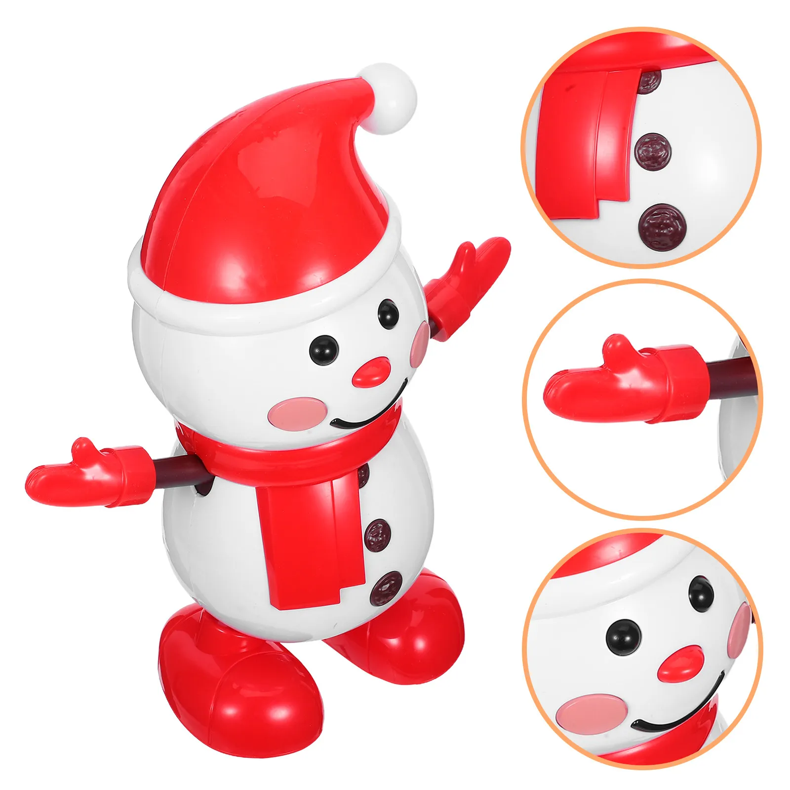 

Праздничная танцующая фигурка снеговика для рождественских вечеринок, движущаяся новогодняя декорация, идеально подходит для дома, торгового центра, детского сада, праздников