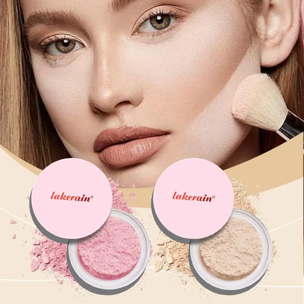 Lakerain 6.5g Beauty Blurring Powder Oil Control Waterproof Loose Face Makeup Powder Long Lasting Powder Concealer Woman I6Z2