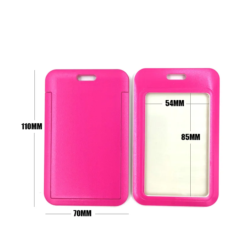 Pure Pink Color Key lanyard Car KeyChain ID Card Pass Gym Mobile Phone Badge Kids Key Ring Holder Jewelry Decorations