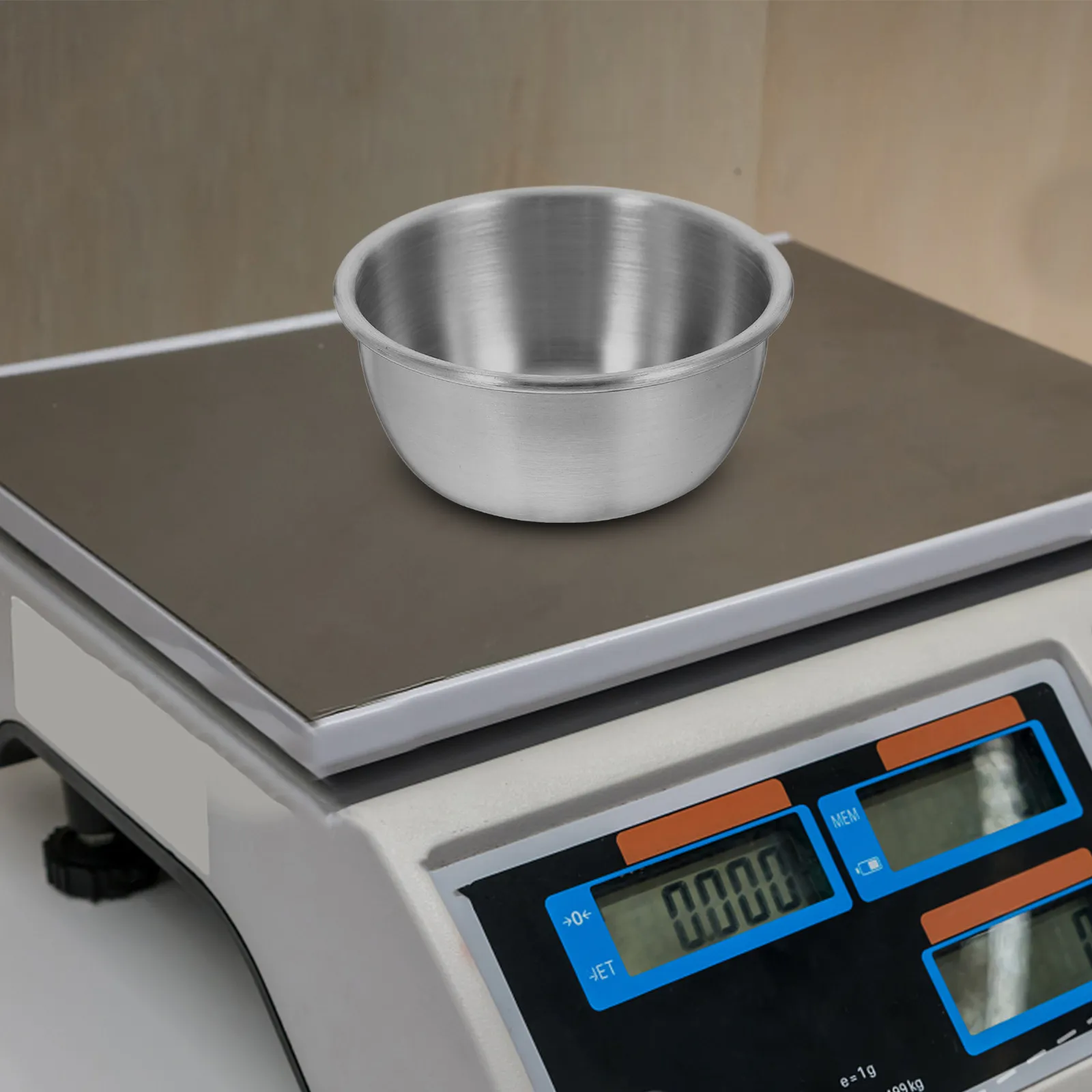 Diamond Stainless Steel Scale Pan Mini Weigh Boats Jewelry Scale Tray Accurate Measuring Trays Portable Electronic Powder Liquid