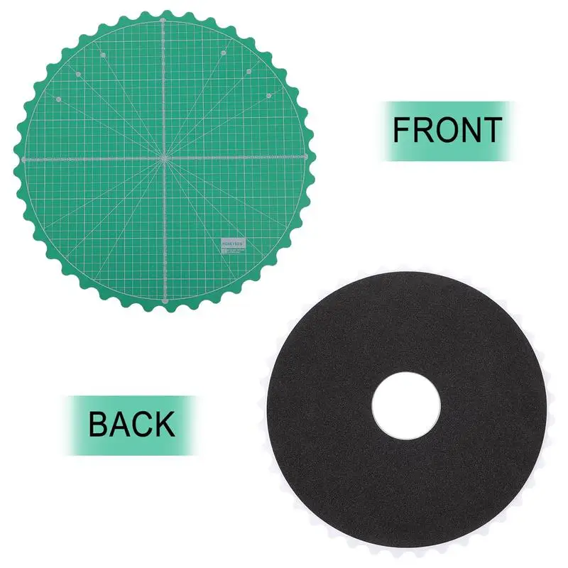 Turntable Cutting Mat, Rotary Cutting, Costura Círculo Rotativo, Auto Gridded Board, Non Craft Table Protection, Projetos de tecido