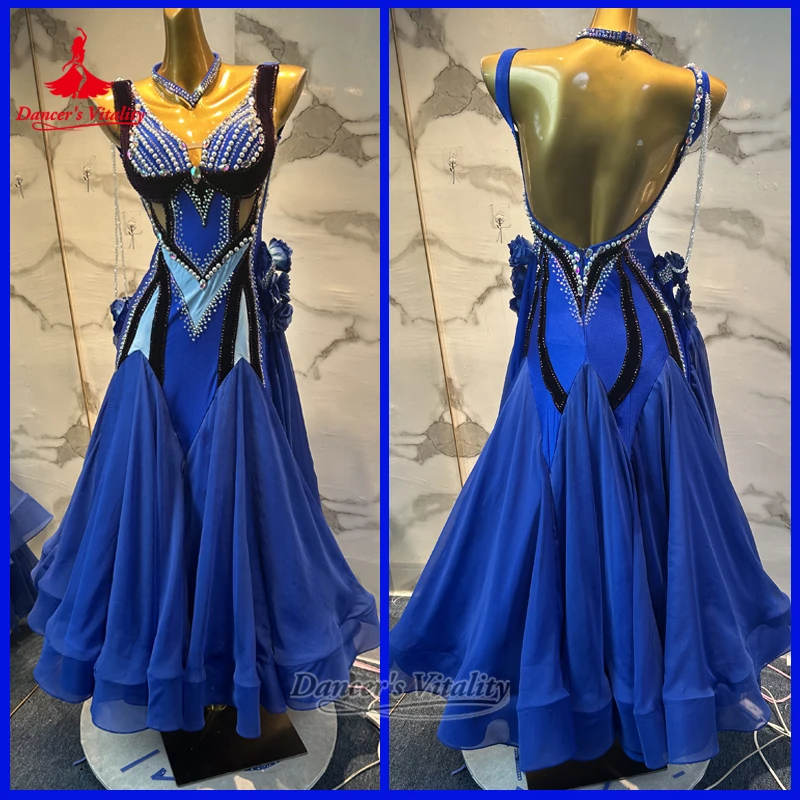 

Украшение из жемчуга для социальных танцев. Большие распашные платья. Включает ожерелье. Высококачественный индивидуальный вальс для взрослых. Одежда для выступлений жизненно важных танцоров.