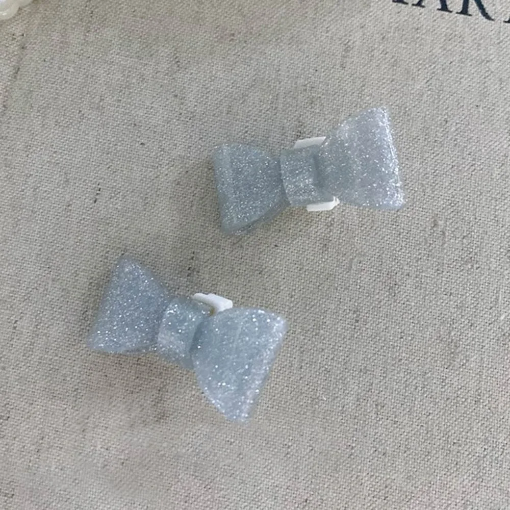 

Sweet Style Black White Dots Bowknot Shoe Buckle Bright Elegant Shoelaces Clips Charms Bow Shoes Decorations Girls