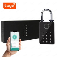 DSKDFTY Outdoor Waterproof Tuya Padlock Fingerprint Electronic Lock Heavy duty Padlock for home house Warehouse garage