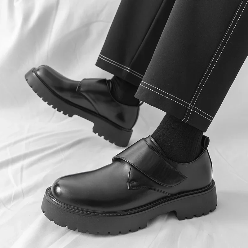 

Men Thick Bottom Oxford Shoes Casual Leather Shoes Business Formal Dress Footwear Soft Outdoor Male Loafers Zapatos Para Hombre