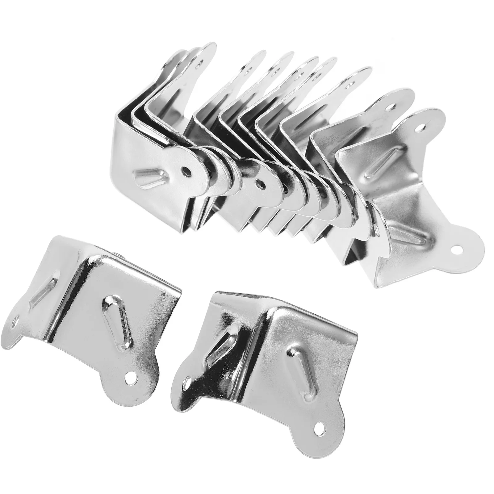 

12Pcs Metal Corner Protectors 34Mm Three-Pronged Edge Guards for Tool Boxes Flight Cases Speaker Cabinets Hardware Accessories