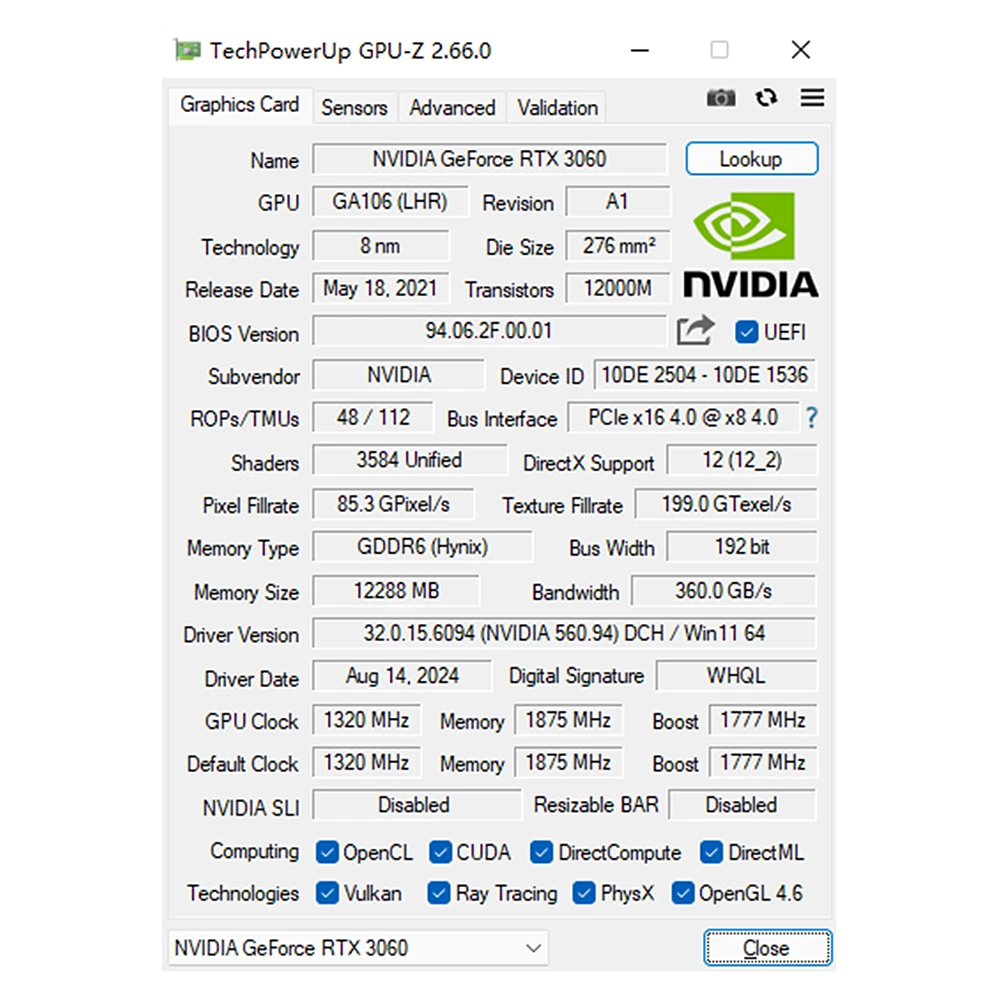 بطاقات رسومات الألعاب الجديدة من SOYO NVIDIA GeForce RTX 3060 12GB GDDR6 192 بت لوحدة معالجة الرسومات المكتبية بطاقة الفيديو مكونات الكمبيوتر #6