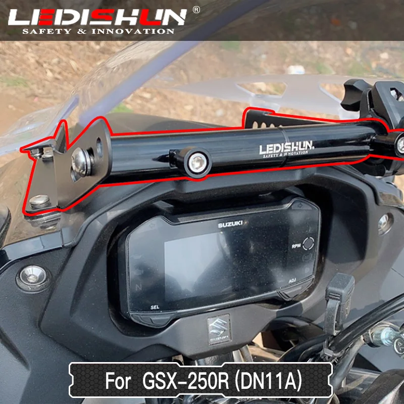 GPS Navigation Handlebar Bracket Extension For SUZUKI GSX250R GSX-250R (DN11A) 2017-2022 Support