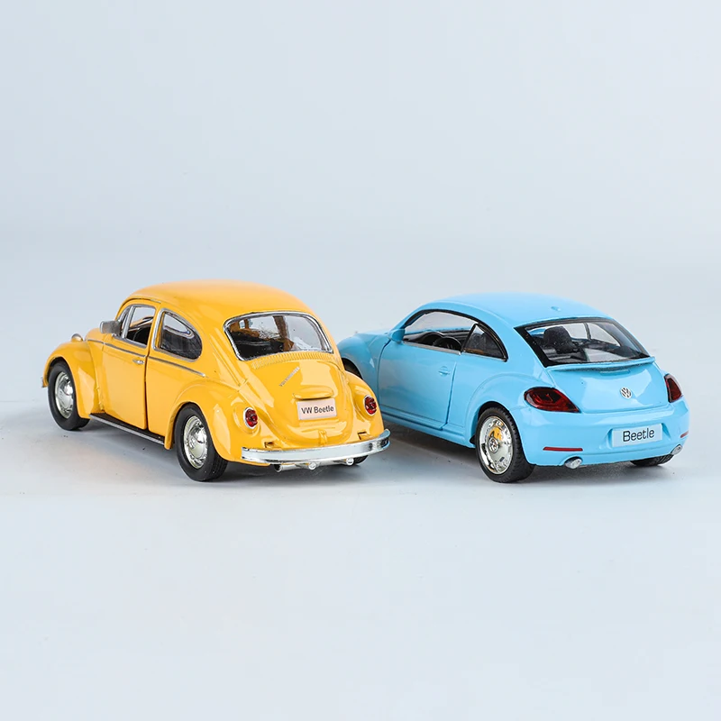 1:36 Volkswagen Alloy Car Series Retro Bus T1 Transport Beetle 1967 2012 Diecast Metal Vehicle ModelCollect Metal Mini Gift Kid