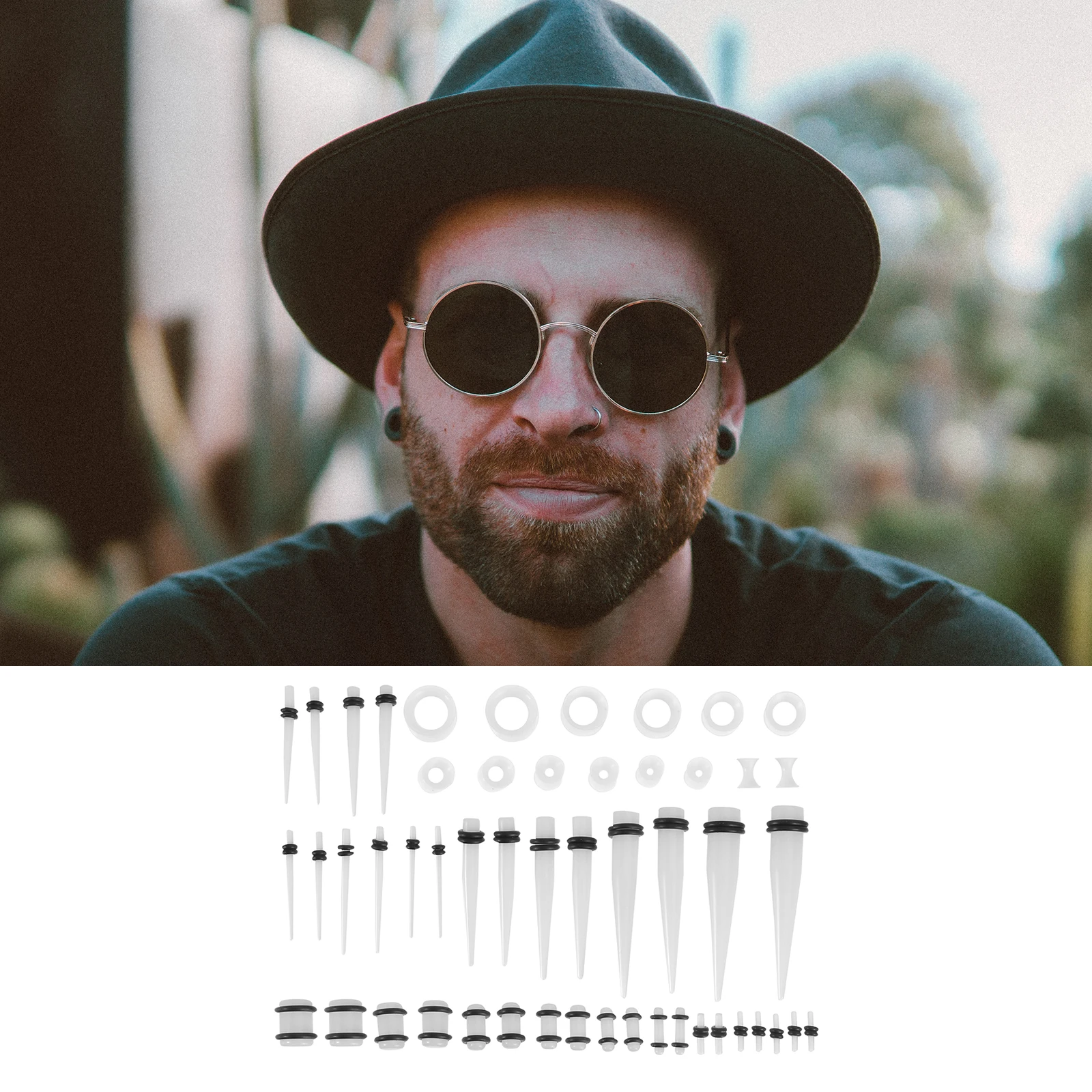 

50 Pcs Ear Piercing Earrings Simple Jewelry Perforation Decorative Accessories Decoration