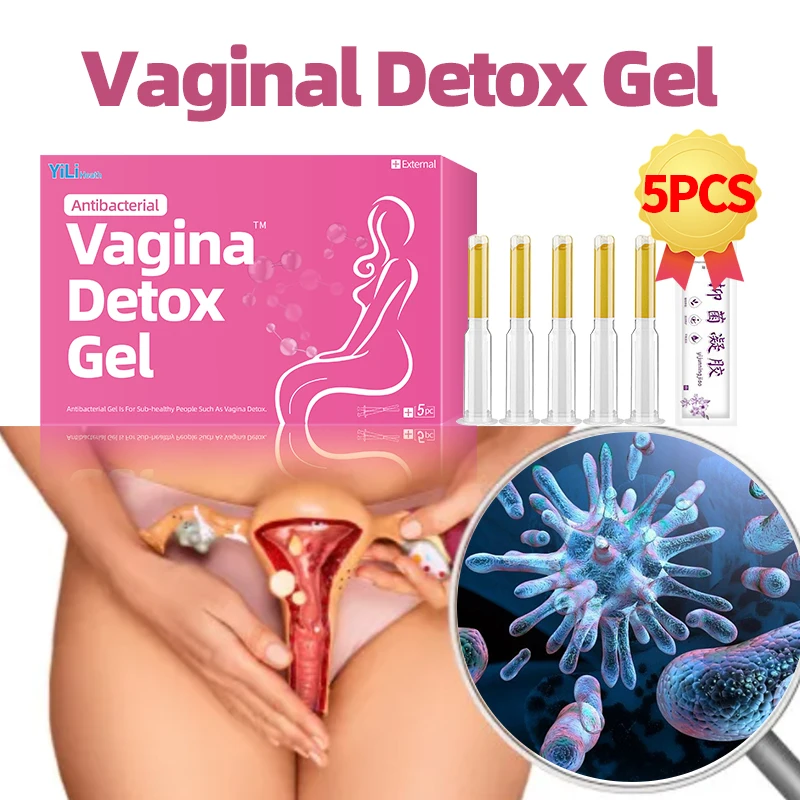 Womb Detox Gynecological Gel Vagina Detoxification Cleaning Women Vaginitis Care Products Vaginal Tighten Feminine Hygiene 5Pcs