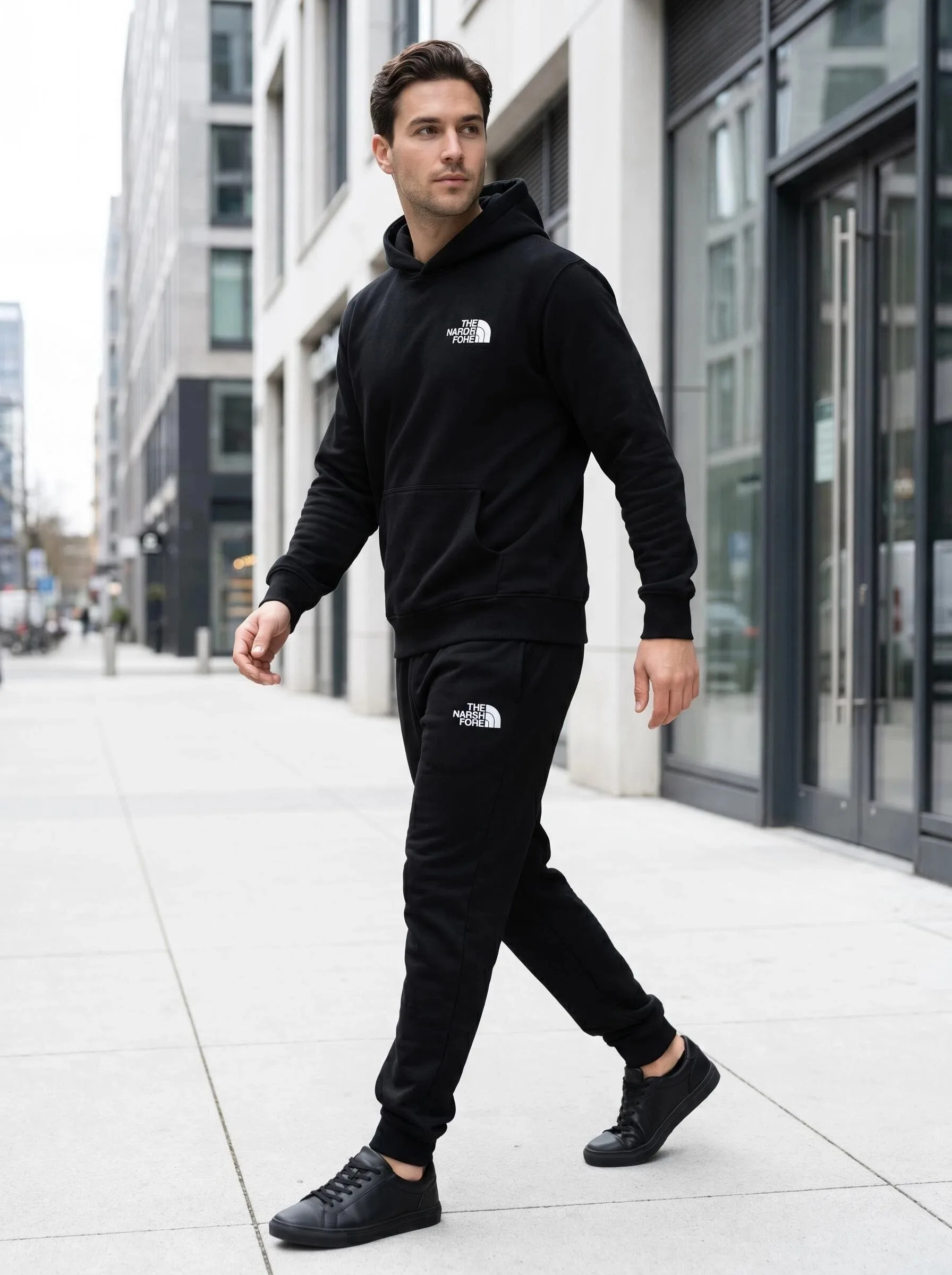 Men's Autumn and Winter Sportswear Set Two-piece Sportswear Pants Fashionable Comfortable and Casual Jogging Sportswear Hoodies