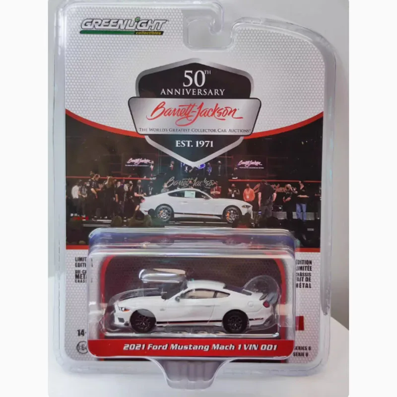 

Литой Сплав Greenlight 1/64 2021 Ford Mustang Mach1 VIN #001 Модель автомобиля металлический статический дисплей