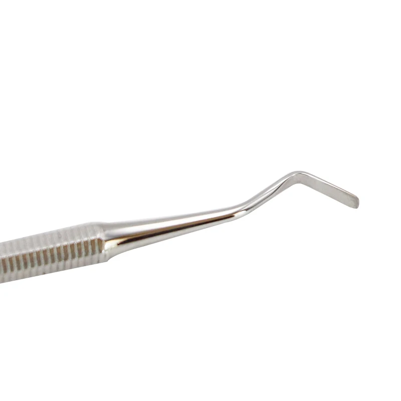 1pc Dental dziąsła Retraction przewód Packer okrągły frez głowy ze stali nierdzewnej podwójne głowice dziąsła Separator skaler Instrument