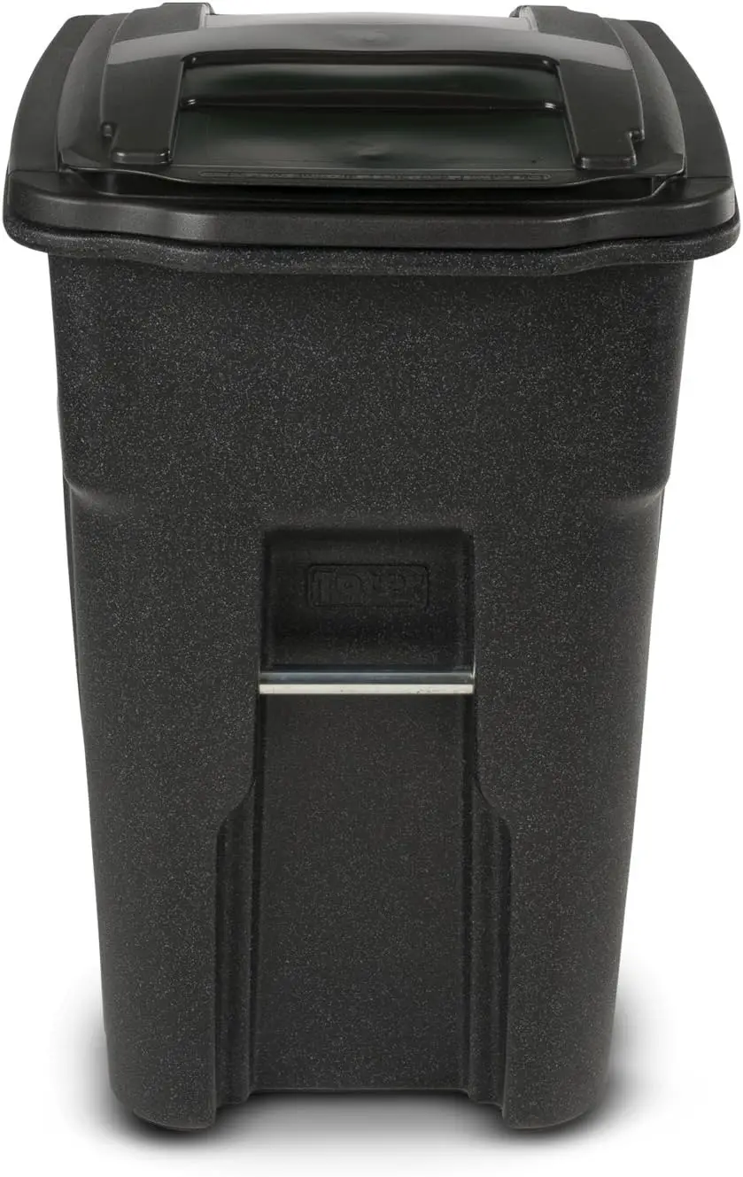 Toter Blackstone Trash Can with Wheels and Attached Lid, 48 Gallon