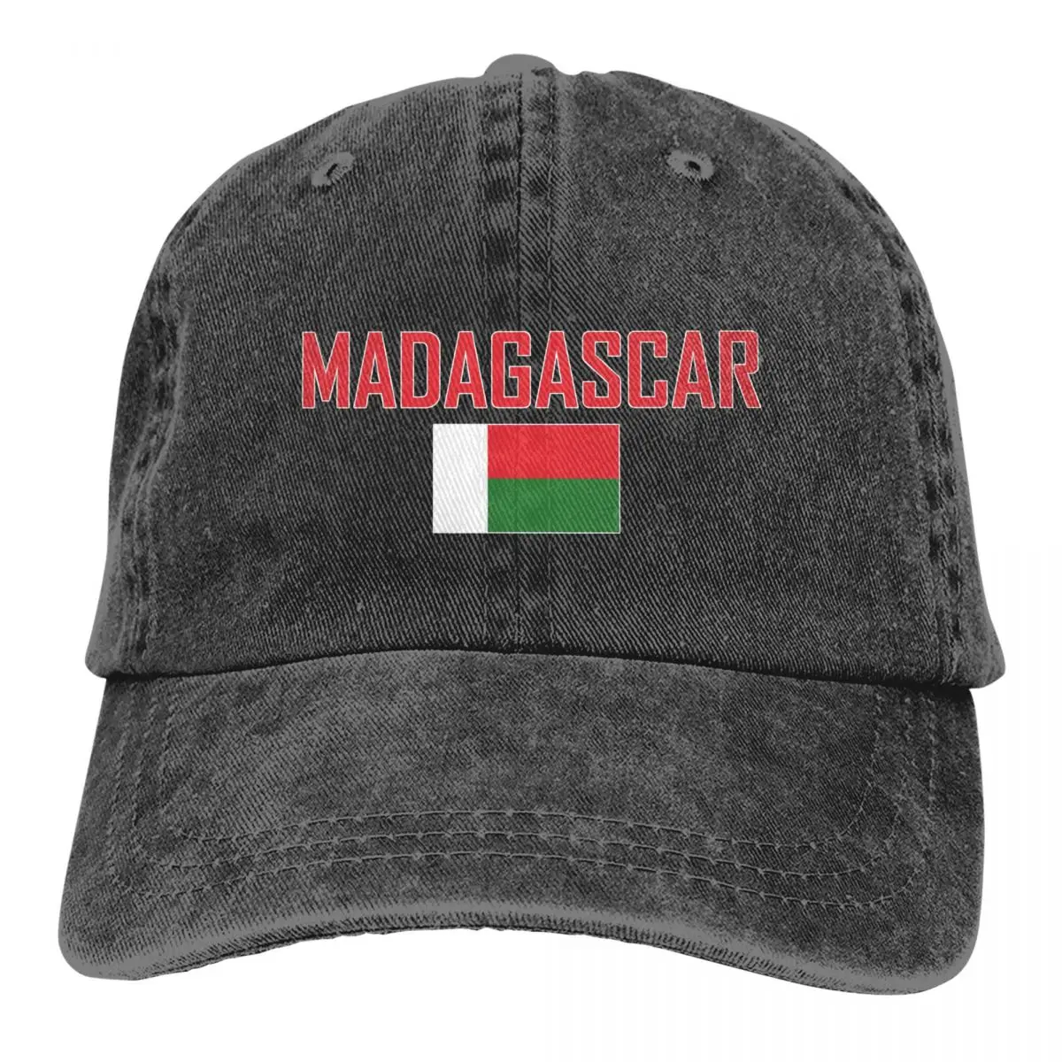 Flag of MADAGASCAR Baseball Caps Unisex Soft Casquette Cap Fashion Denim Hat Vintage Adjustable Dad Hat