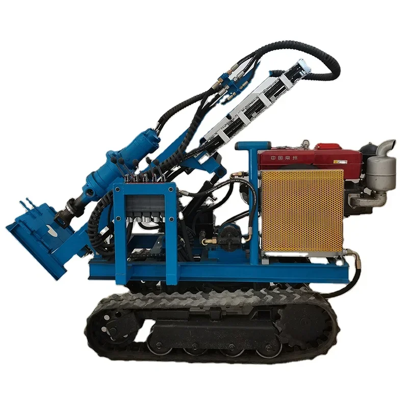 Portable DTH Drill Rig for Small Boreholes Pneumatic ROCK Drill Rotary for Home Use Mine Drilling Rig mining machinery