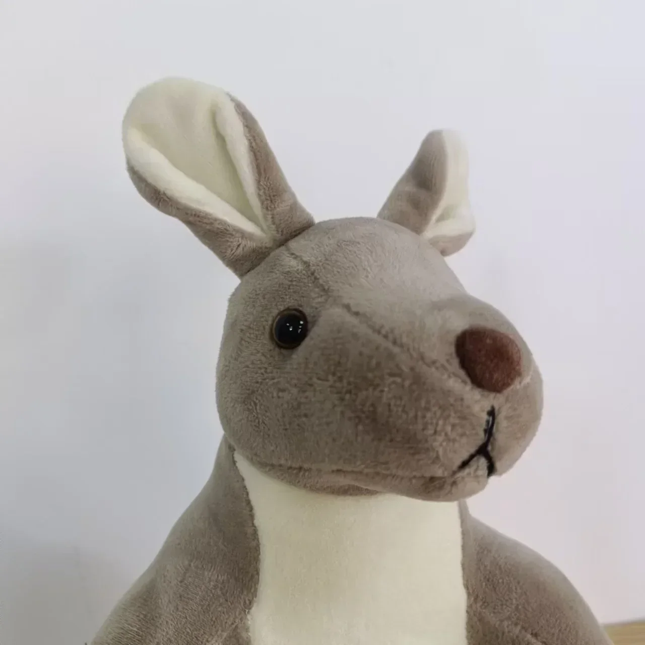 

28~55cm Zoo Mother and son Australian kangaroo stuffed soft plush doll toy Throw Pillow Animal carnival kid gift
