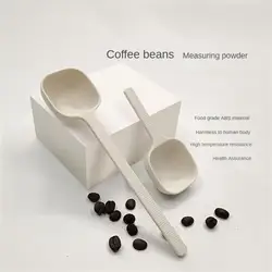 Creative Coffee Bean Spoon Coffee Measuring Spoon Pressed Powder Dual-purpose Bean Spoon Pressed Powder Spoon Coffee Stirrer