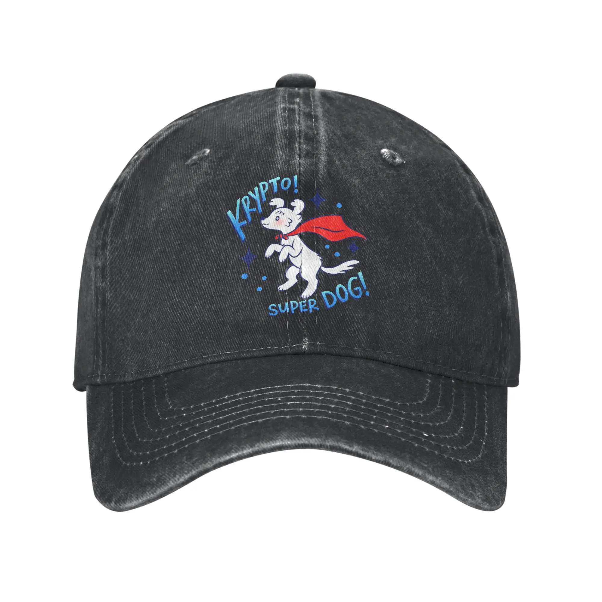 Krypto Dog 캐주얼 야구 모자 여름 트럭 운전사 모자 Sun-Proof Running Hippie 힙합 모자 남성 여성 y2k Cool Baseball Caps