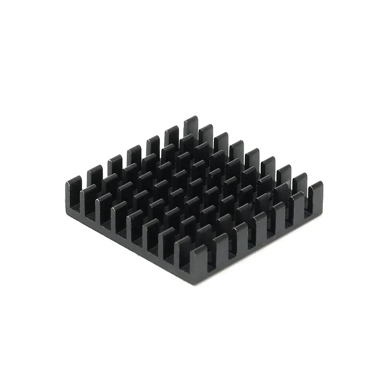 Disipador de calor de aluminio para radiador electrónico, perfil extruido, 28x28x6mm, envío directo, 10 unidades