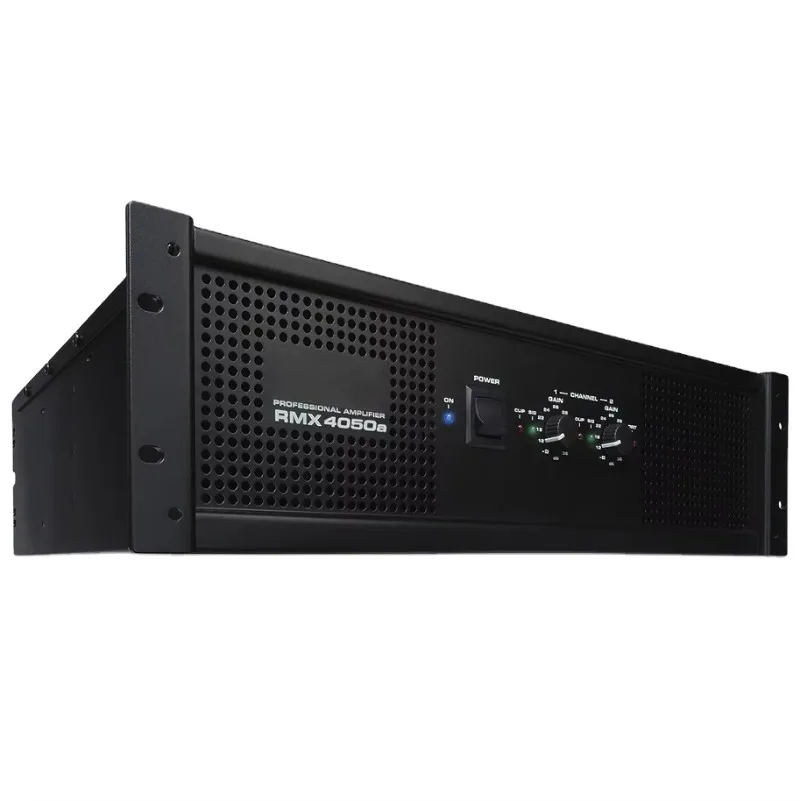 Dual Transformer 2-Channel 2-Ohm Amplifier RMX4050a Professional Audio Power Amplifier
