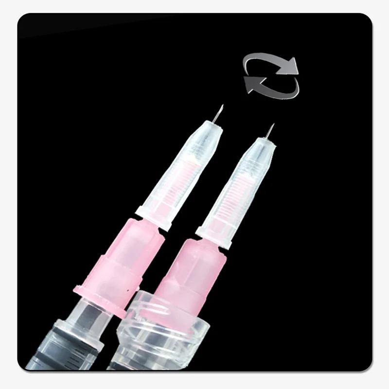 31G 4mm adjustable small needle disposable 31G medical micro-plastic injection cosmetic sterile needle surgical tool parts