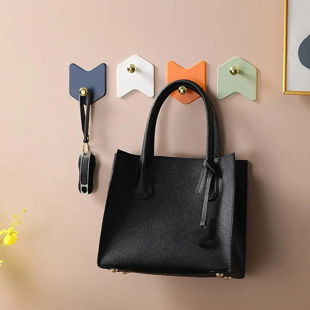 

Easy Installation Adhesive Hook Removable Towel Racks with High Load-bearing Capacity Easy Installation Bathrobe Hangers Hat Bag