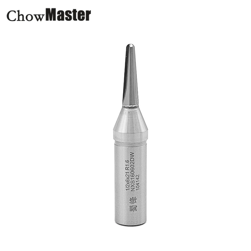 

Твердосплавная дуговая V-образная канавка Chowmaster, круглая режущая головка, деревообрабатывающая фреза из вольфрамовой стали, V-образные биты с круглым дном