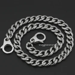 Stainless Steel Mens KeyChain Biker Rocker Wallet Chain Punk DIY Accessory 5A019WC