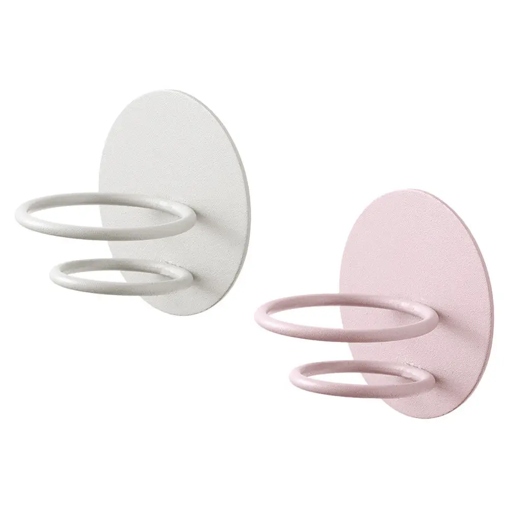 2Pcs Carbon Steel Nail-Free Wall Mount Sponge Egg Holder for Bathroom Bedroom Closet Door Space Saving Non-Marking Makeup Egg