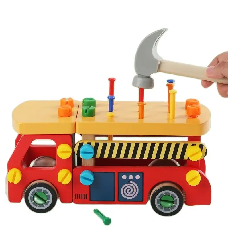 

Children's Educational Toy Multi-function Car Assembly Kit with Screws And Nuts Disassembly Exercise Toy for Kids