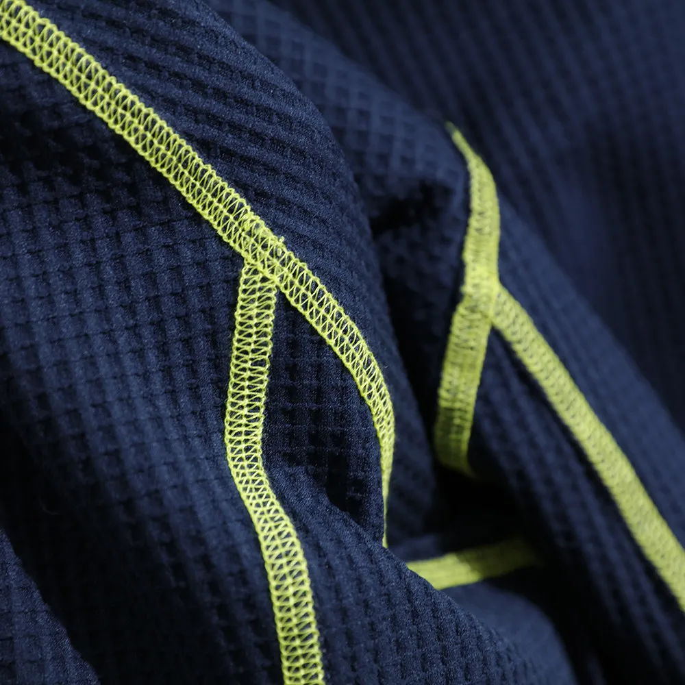 Unisex Outdoor Schnelltrocknende Waffel-Kapuzenjacke - Atmungsaktives & Schweißableitendes Reißverschluss-Oberteil für Frühlings- & Sommerwanderungen – Detail 23