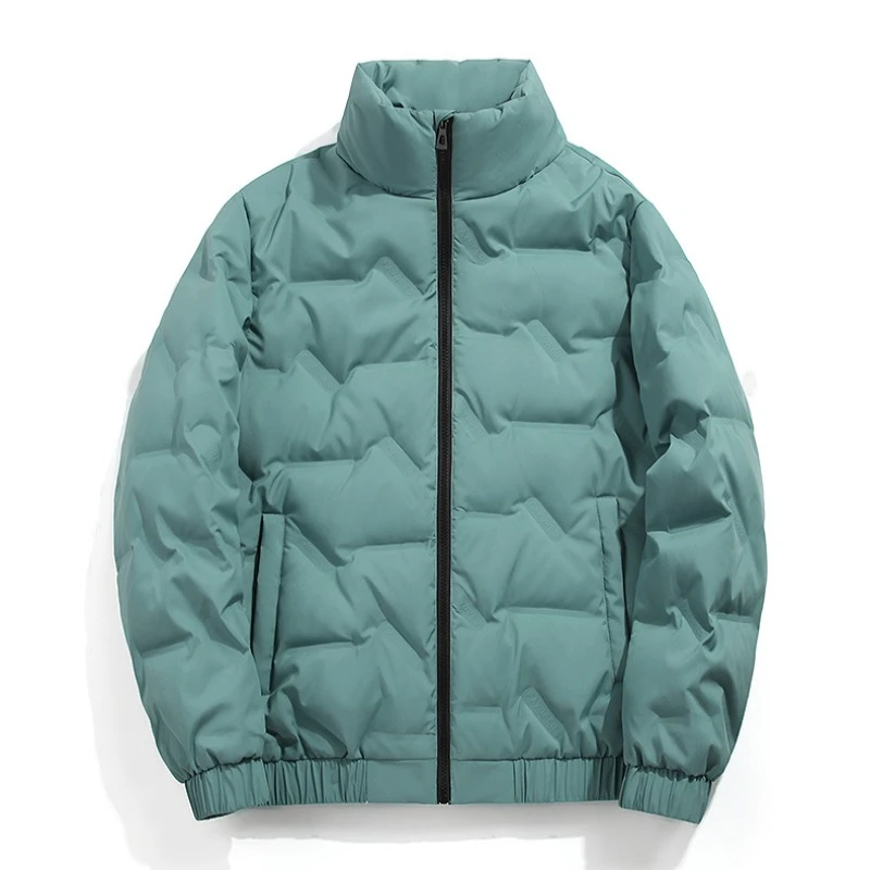 

Outdoor Fashion Camping Down Jacket for Men Stand Collar Windproof Outerwear Casual Warm Hiking Down Coats Quality Comfortable