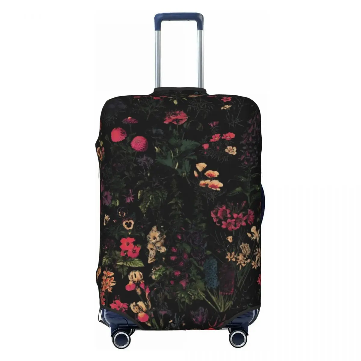 

Custom Fashion Vintage Floral Texture Luggage Cover Protector Elastic Flower Pattern Travel Suitcase Covers