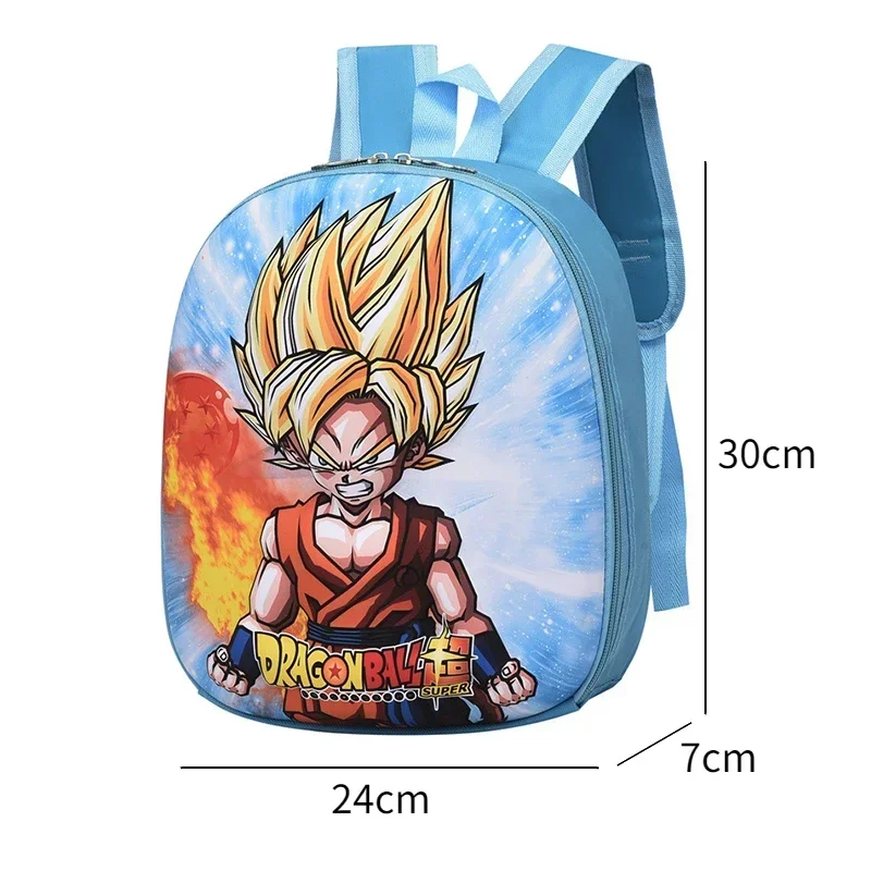 Dragon Ball Backpacks Anime Figure Son Goku Shoulder Bag Kawaii Kakarotto Animal Eggshell Kindergarten Schoolbag Dragon Ball Bag