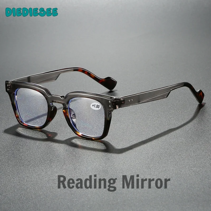 

DIEDIESEE New High-definition Anti Blue Light Reading Glasses For Men And Women Fashionable Large Frame Presbyopia Glasses 2505