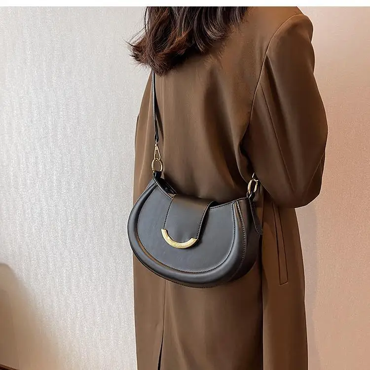 Tas Samping Bahu Ketiak untuk Wanita 2025 Tren Desainer Kulit PU Tas Tangan Selempang Ketiak Kecil dan Tas Dompet untuk Wanita 가