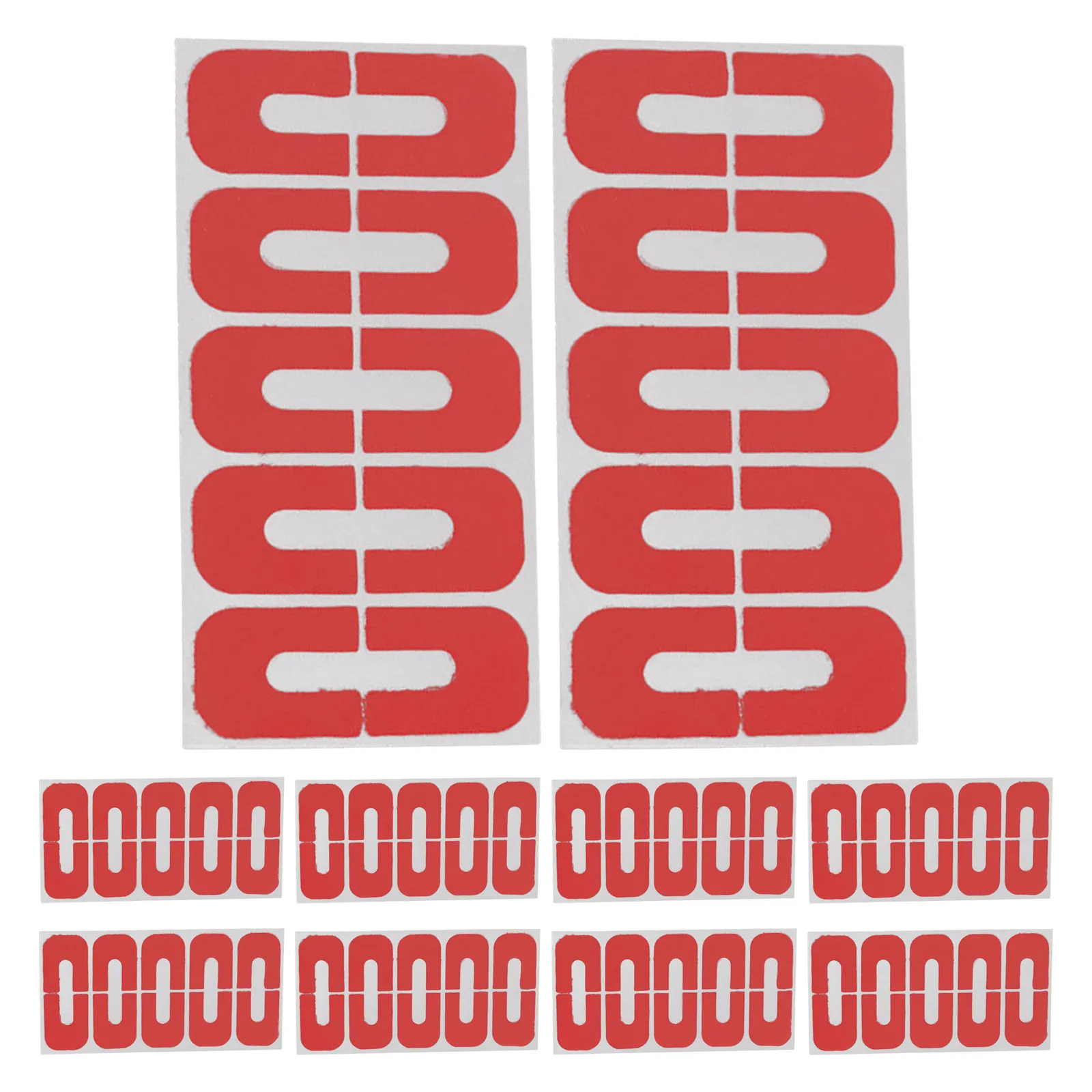 100Pcs Manicure Barrier Protector Stickers Curved U-Shaped Nail Polish Edge Guard for Sensitive Skin French Manicure Nail Art