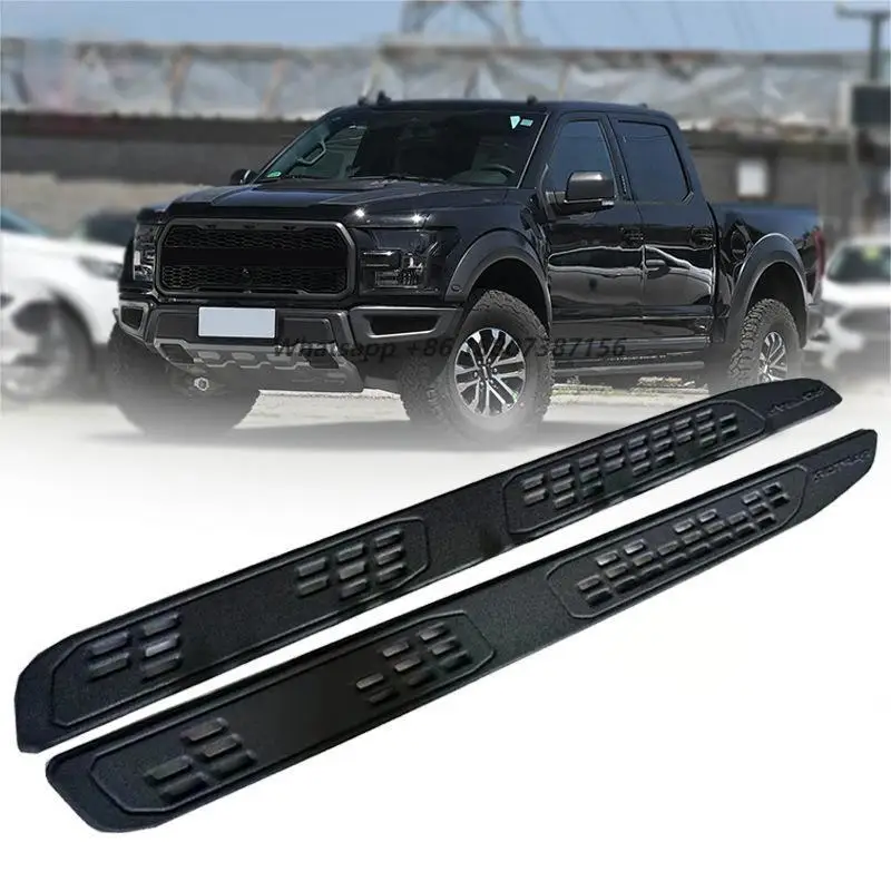 

Drill-free side pedals for F-150 Raptor high-strength body side pedals, foot pedals, side pedals
