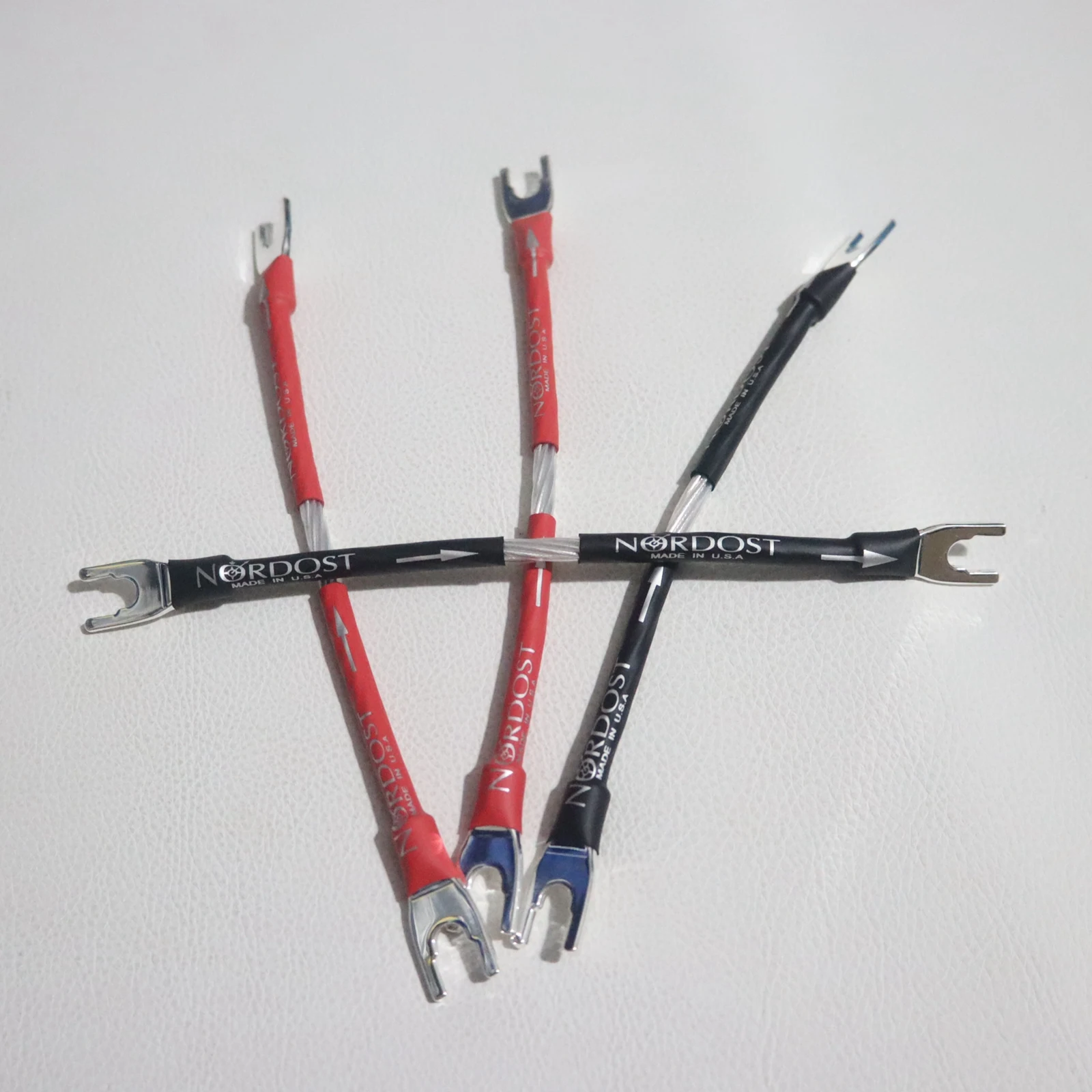 Referensi Tertinggi 4 Buah/Lot Jumper Perak Murni Speaker Binding Post Bridge Wiring Kabel Speaker HiFi Kawat Shigh dan Bass
