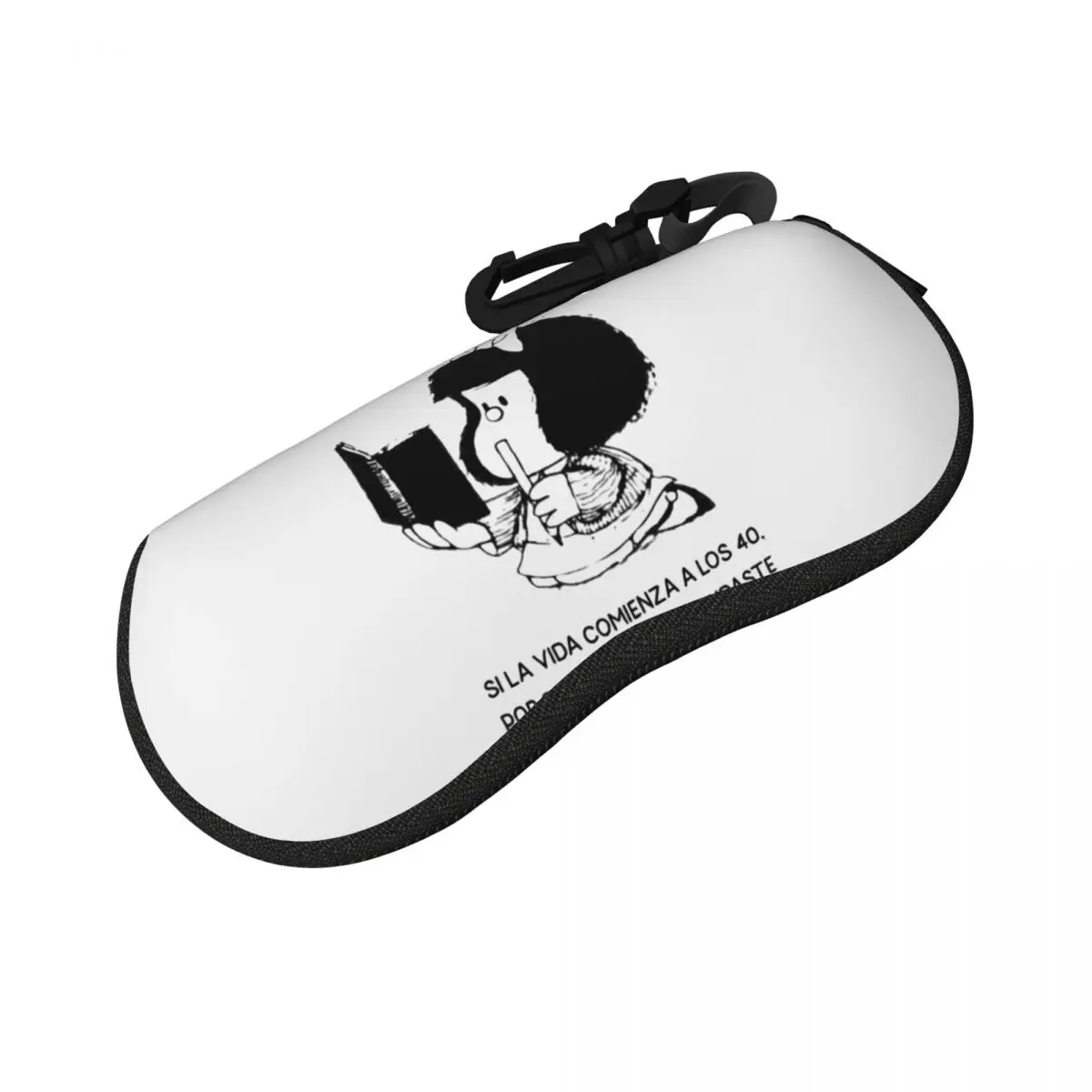 Mafalda Glasses Case Zip Sunglasses Case Fashion Outdoor Glasses Box Men Women Eyewear Storage