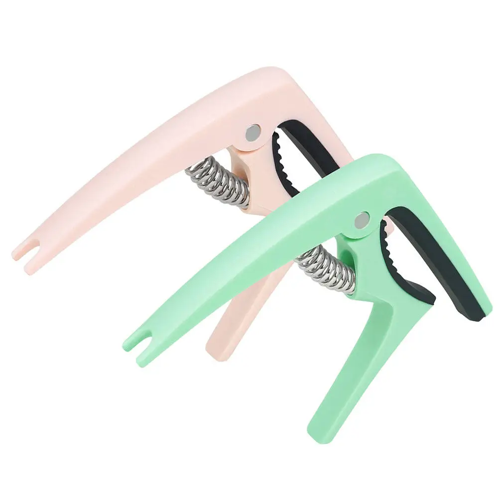 2Pcs Guitar Capo ABS Plastic Professional Tone Clamp Universal for Acoustic Electric Folk Guitar Tuning Accessory
