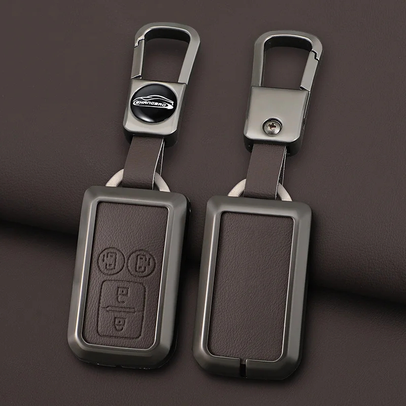 Zink-legierung Leder Auto Smart Key Fall Abdeckung Schutz Shell Für Suzuki Sierra Jimny Swift Embona Spacia Wagon Ertiga Zubehör – Detail 9