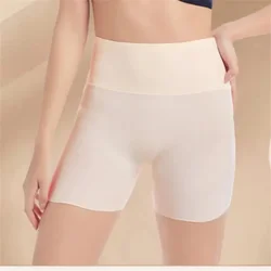 High Waist Panties Safety Short Pants Anti Exposure Underwear Corset Pants M L XL Black Skin Ice Silk Traceless Women Shorts