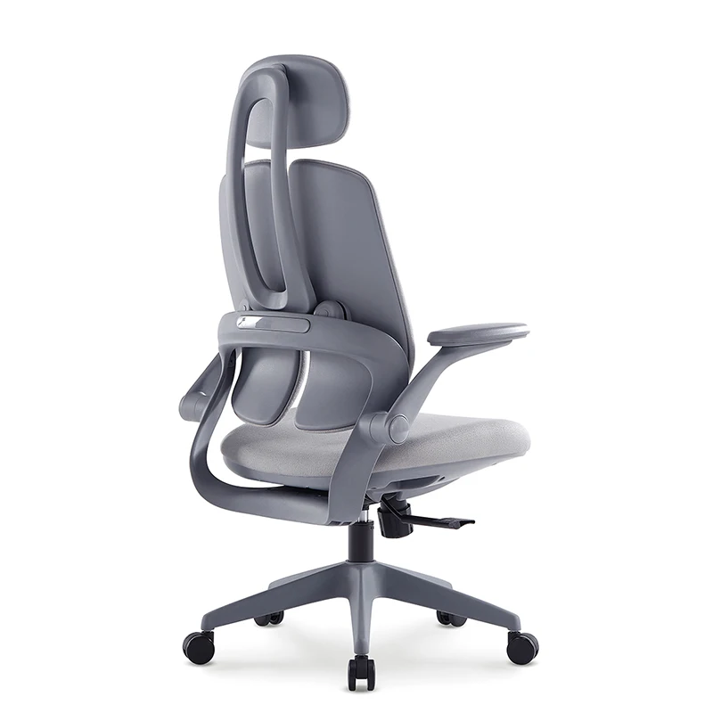 

July003 Лидер продаж, современный эргономичный офисный стул, простой сетчатый стул для конференций без подлокотников, регулируемый подголовник, полипропилен, пластик C