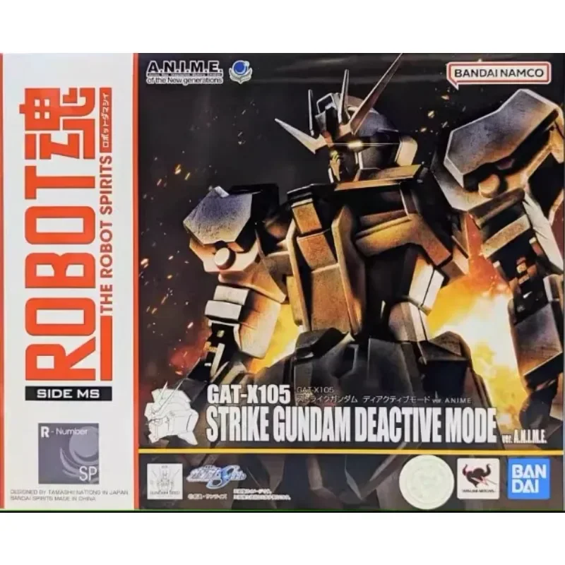 Bandai Gundam Le Robot Spirits GAT-X105 STRIKE GUNDAM MODE DÉACTIF Anime Action Figure Modèle Jouets Cadeaux pour Enfants