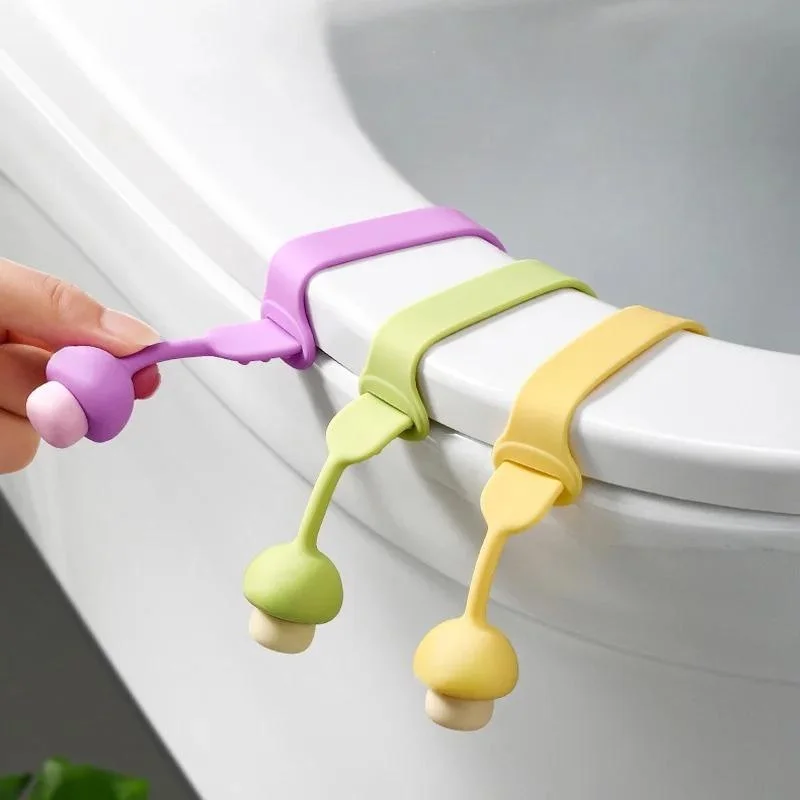 Toilet Lid Lifter Seat Handle Holder Toilet Lid Lift Tool Seat Ring Flapper Bathroom Closestool Handle