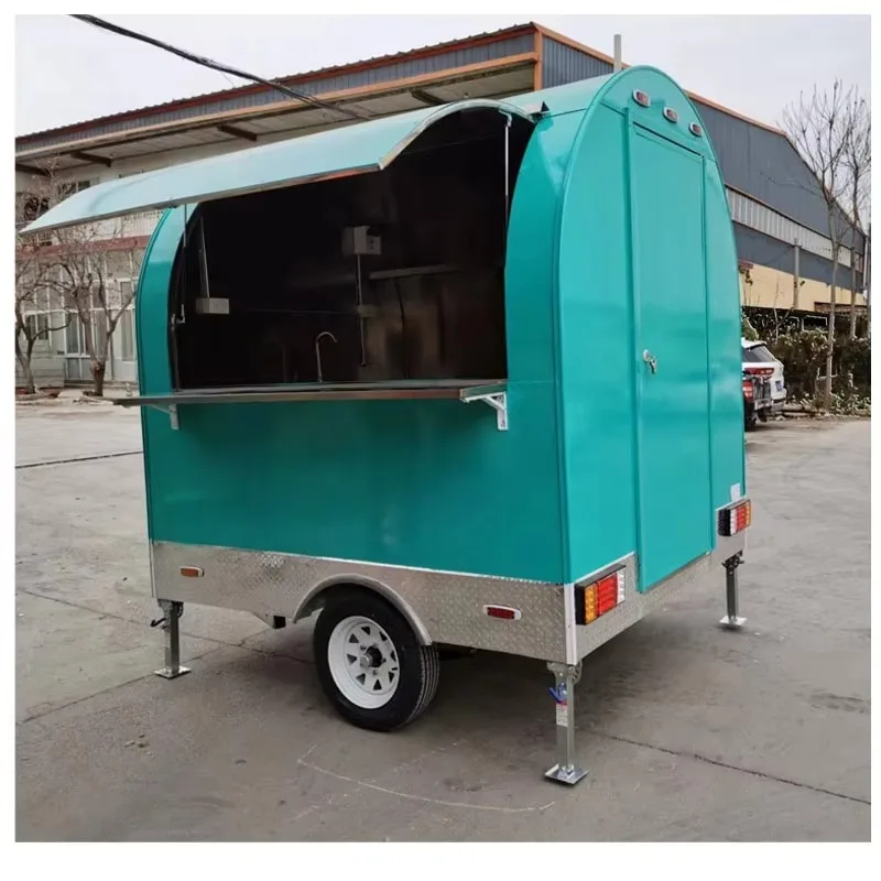 Customized Importer Mini Mobile Food Trailer With Snack Machines