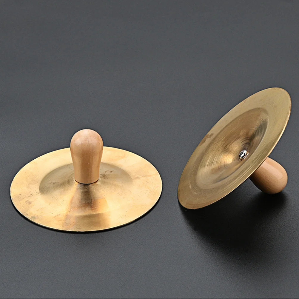 

1Pair Metal Finger Cymbals Small Mini Cymbal Props for Belly Dancing Dancing Party Entertainment Portable Durable